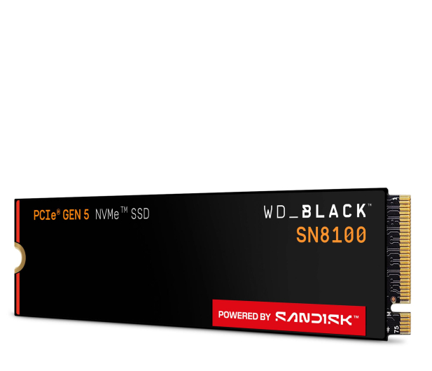 WD 1TB M.2 PCIe Gen5 NVMe Black SN8100 - 1336173 - zdjęcie 3